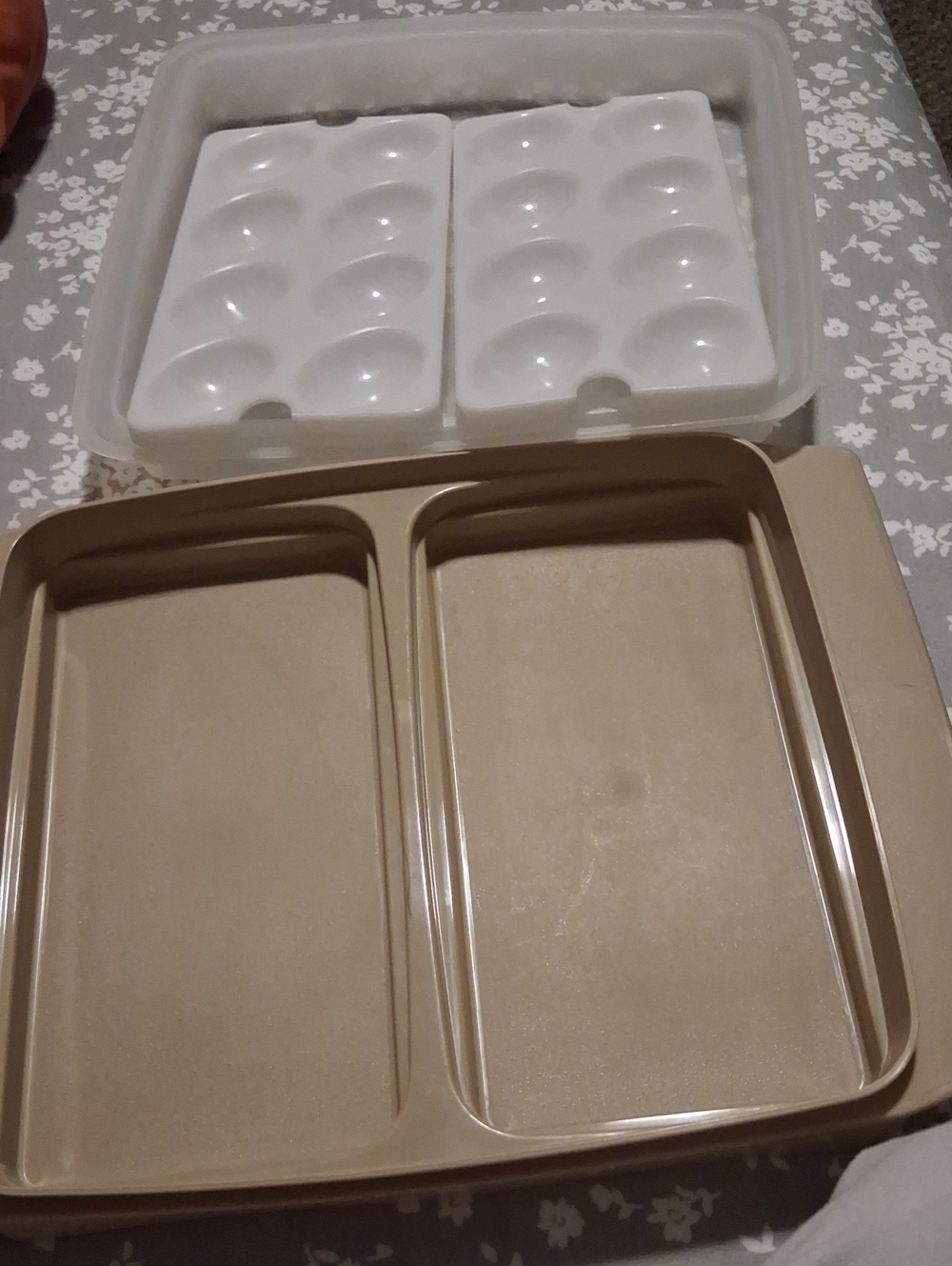 Vintage divided TUPPERWARE Deviled Egg Holder